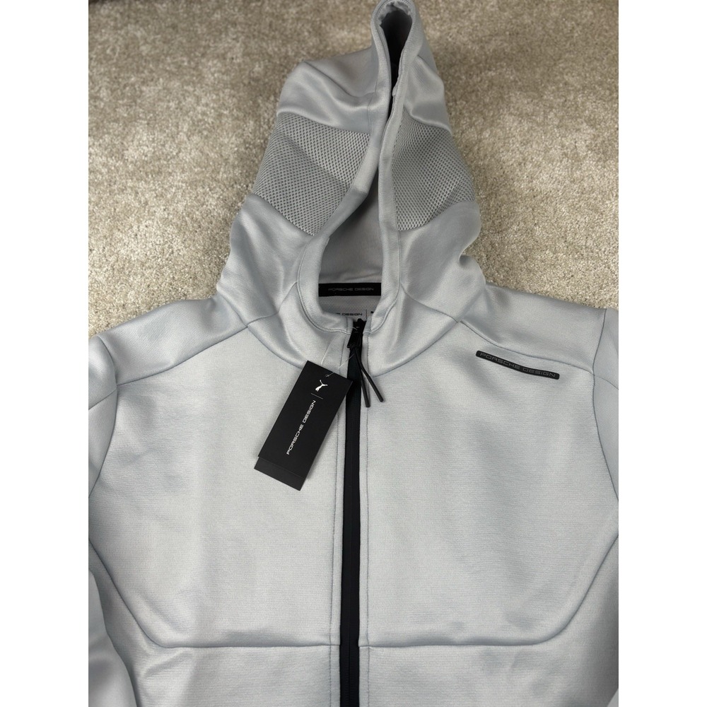 Puma X Porsche Design Hoodie Sweat Jacket In Frozen Gray 629479-05 Size XL
